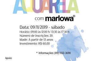 Escola de Artes oferece Oficina de Aquarela