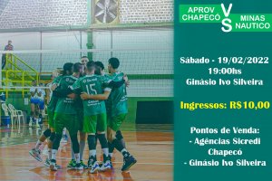 Aprov Chapecó quer recuperação jogando no Ivo Silveira