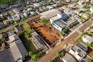 Obras da EBM Maria Bordignon Destri seguem avan&ccedil;ando