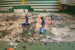 Gin&aacute;sio Ivo Silveira recebe melhorias