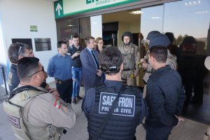 Aeroporto de Chapec&oacute; realiza simulado de seguran&ccedil;a
