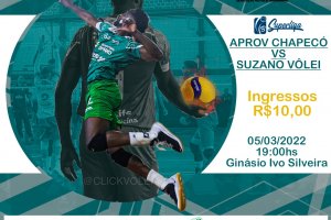 Aprov Chapec&oacute; tem duelo decisivo contra o Suzano V&ocirc;lei