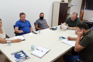 Administração de Chapecó faz reunião com Casan e Defesa Civil