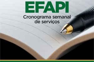 Superintend&ecirc;ncia da Efapi divulga cronograma de atividades