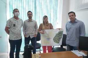 Regularização Fundiária e Casan alinham parceria para ampliação de redes de água