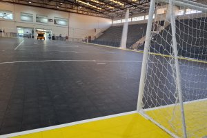 Gin&aacute;sio do SESC est&aacute; pronto para jogo hist&oacute;rico da Chapecoense Futsal