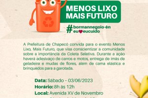 Bormann realizar&aacute; atividade de conscientiza&ccedil;&atilde;o e destina&ccedil;&atilde;o do lixo