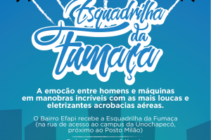 Esquadrilha da Fuma&ccedil;a far&aacute; apresenta&ccedil;&atilde;o em Chapec&oacute;