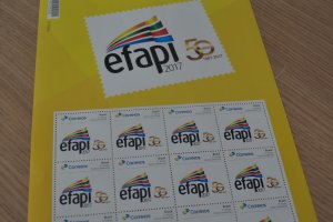 Correios lan&ccedil;am selo alusivo aos 50 anos da Efapi