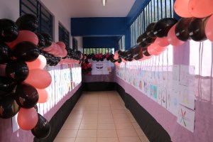 EBM Maria Bordignon Destri est&aacute; com mostra de desenhos sobre viol&ecirc;ncia contra a mulher