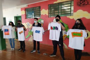 Escola municipal realiza oficina sobre Arte Urbana