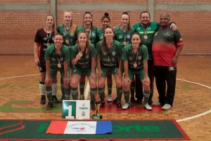 Futsal feminino de Chapecó é tri nos JESC