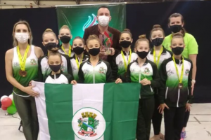 Ginástica Rítmica de Chapecó fica em terceiro na Olesc