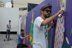 Grafitagem &eacute; uma das atra&ccedil;&otilde;es art&iacute;sticas da EFAPI 2017