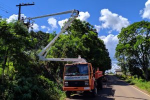 Cronograma semanal de ações de infraestrutura nos Bairros, Escolas e Interior do Município