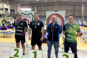 Prefeitura de Chapec&oacute;/ADCTM conquista medalhas no Catarinense de T&ecirc;nis de Mesa