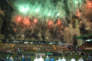 Abertura dos JASC em Chapecó teve show nacional, espetáculo de dança e muita emoção