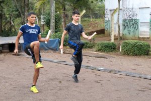 Alunos da EBM Fedelino Machado dos Santos se preparam para a pr&oacute;xima etapa dos Jogos Escolares