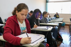 Estudantes da Rede Municipal de Ensino participam de treinamento para Olimp&iacute;ada de Matem&aacute;tica