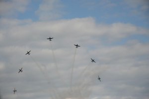 Apresenta&ccedil;&atilde;o da Esquadrilha da Fuma&ccedil;a em Chapec&oacute;