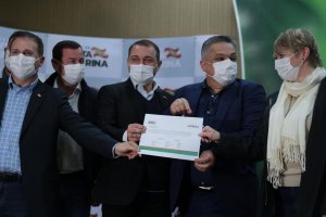 Governo do Estado dá ordem de serviço para recuperar a SC-283, de Chapecó a Arvoredo