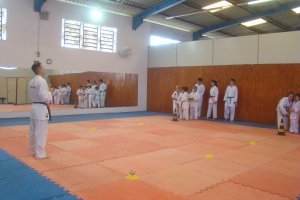 Iniciam aulas do Karate do PAF