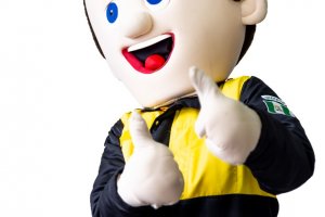 O Mascote do Trânsito aguarda um nome