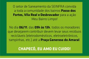 Prefeitura promove a&ccedil;&atilde;o �Meu Bairro Limpo�