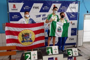 Chapecó conquistou 12 medalhas na natação
