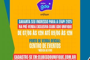 Efapi 2025: Comiss&atilde;o Organizadora divulga venda de ingressos