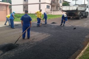 Cronograma semanal de a&ccedil;&otilde;es de infraestrutura nos Bairros, Escolas e Interior do Munic&iacute;pio