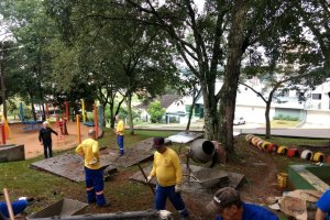 Cronograma semanal de a&ccedil;&otilde;es de infraestrutura nos Bairros, Interior e Escolas do Munic&iacute;pio