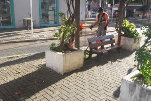 Cronograma semanal de ações de infraestrutura nos Bairros, Interior e Escolas do Município