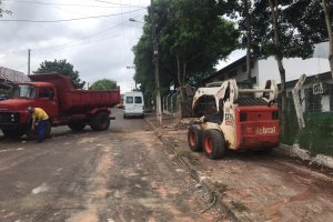 Superintend&ecirc;ncia da Efapi realiza servi&ccedil;os de limpeza urbana e recupera&ccedil;&atilde;o de estradas