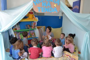Educação Infantil: Projeto estimula momentos de leitura.