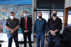 Prefeito recebe o Superintendente do Trabalho de SC