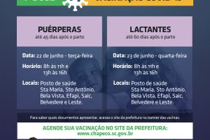 Lactantes e pu&eacute;rperas precisam apresentar prescri&ccedil;&atilde;o m&eacute;dica para vacinar