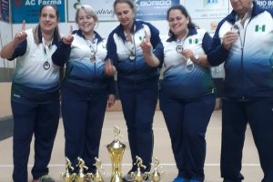 Bocha feminino de Chapec&oacute; &eacute; campe&atilde; catarinense