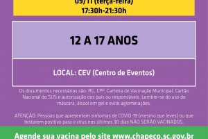 Aberto agendamento de vacina para adolescentes