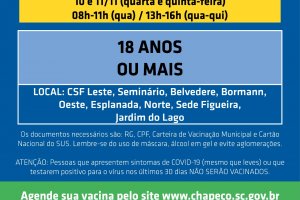 Chapec&oacute; recebe nova remessa de vacina contra a Covid