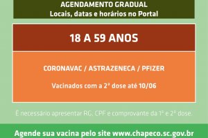 Vacina: dose de reforço disponível para cidadãos entre 18 e 59 anos