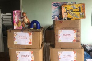 Assistência Social recebe doações para crianças que estão no acolhimento