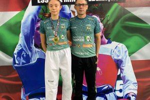 Atleta do taekwondo de Chapecó é campeã da Gymnasiade e vai representar SC em competição nacional