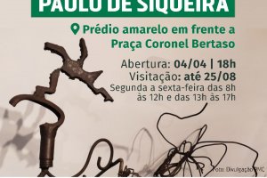 Exposi&ccedil;&atilde;o de Paulo de Siqueira inicia nesta segunda-feira