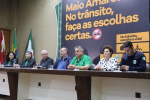 Lan&ccedil;ada a campanha Maio Amarelo em Chapec&oacute;
