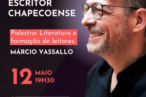 Palestra com M&aacute;rcio Vassalo acontece na sexta-feira (12) em Chapec&oacute;