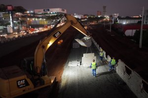 Obras no Elevado da Bandeira v&atilde;o at&eacute; o anoitecer