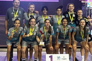 Futsal Feminino da Escola Lourdes Lago conquista o t&iacute;tulo dos JESC