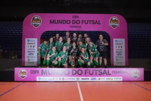 Equipe de futsal feminino de Chapec&oacute; &eacute; vice-campe&atilde; da Copa Mundo do Futsal