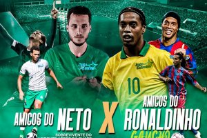 Ronaldinho Ga&uacute;cho confirmado em jogo na Arena Cond&aacute;
